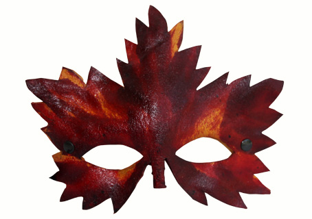 Maschera artiginale in pelle
